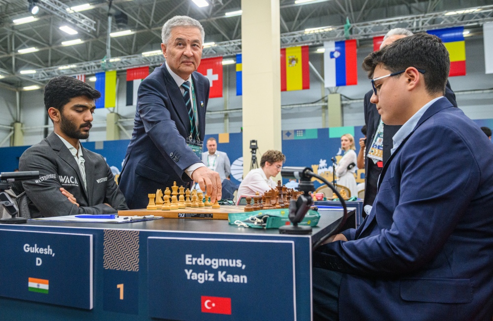 Gukesh D vs Yagiz Kaan Erdogmus