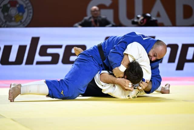 Final, Lukas Krpalek (CZE) vs Ushangi Kokauri (AZE).