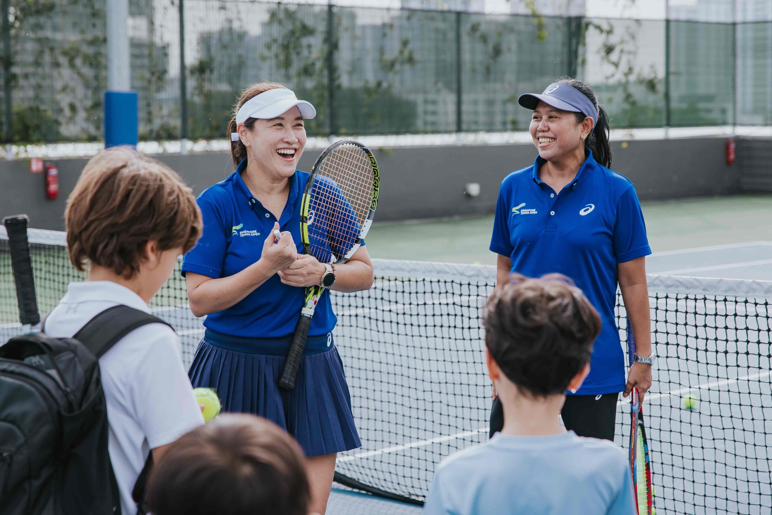 Tennis Clinic with Tennis Legends Tamarine Tanasugarn and Yayuk Basuki (Credit_ WTA _ Ashok Kumar)_compressed