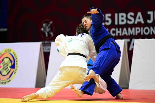 Alfiya Tlekkabyl's (KAZ) winning o-uchi-gari.