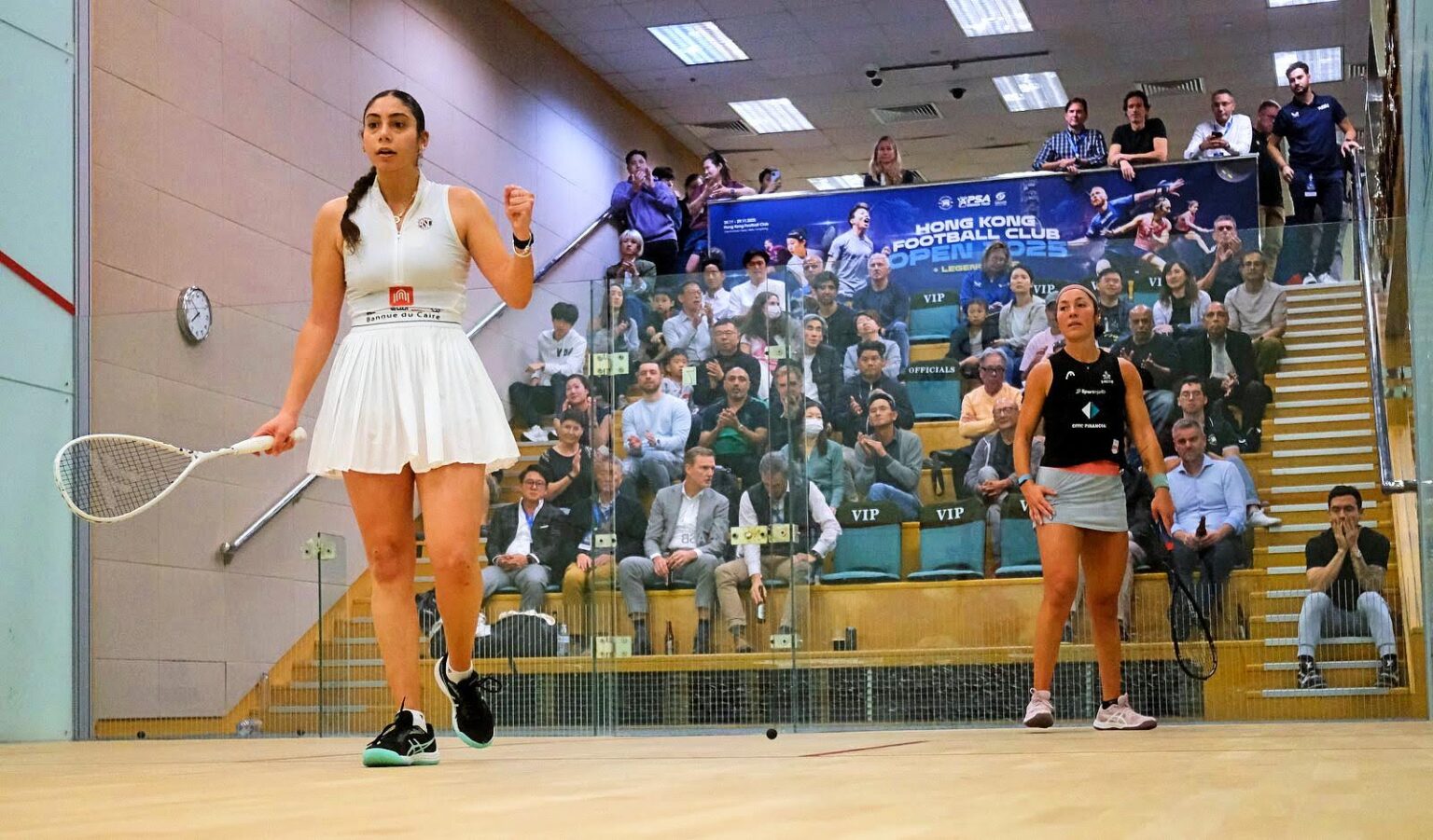 Fayrouz Aboelkheir upsets Amanda Sobhy