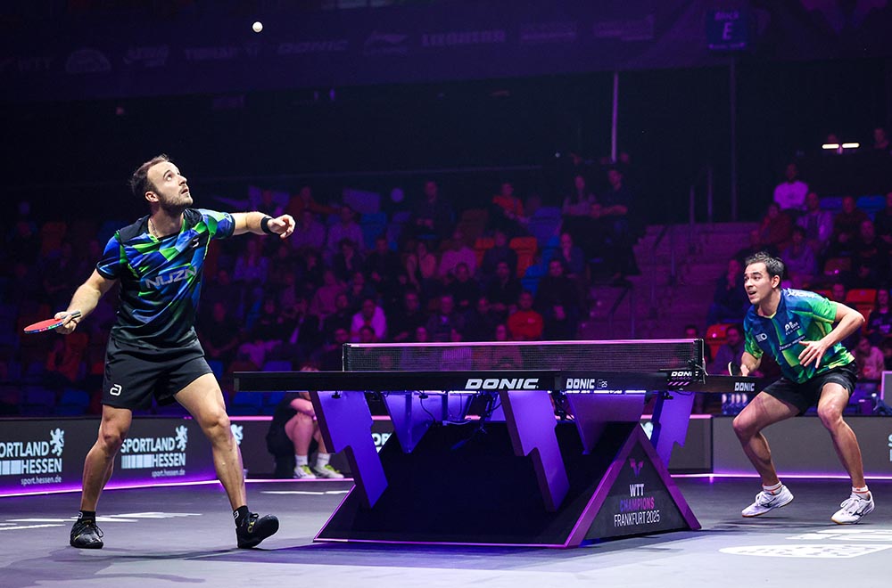 Simon Gauzy defeats Hugo Calderano