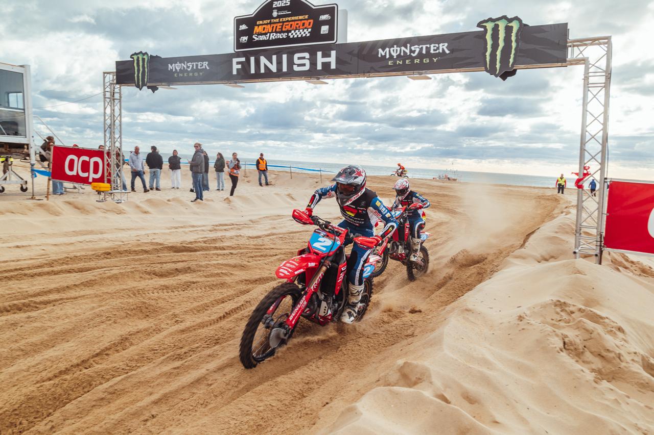 Cyril Genot at 2025 FIM Sand Races World Championship, Monte Gordo Sand Experience © Frederik Herregods Photography