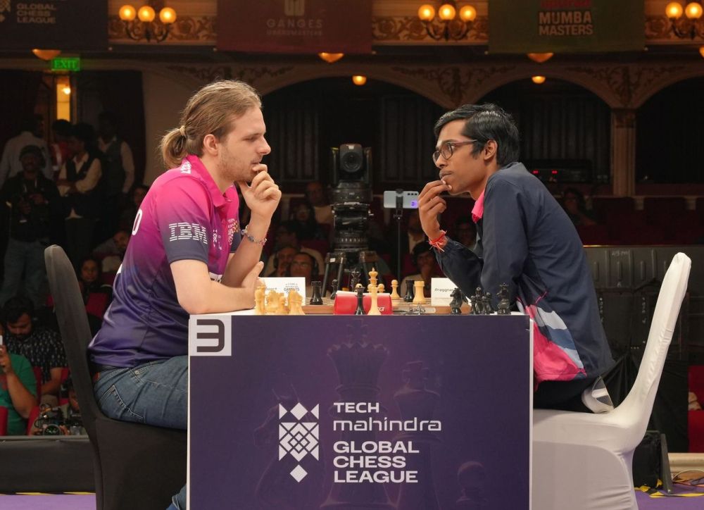 Praggnanandhaa and Richard Rapport tested a rare line of the East Indian Defence._compressed