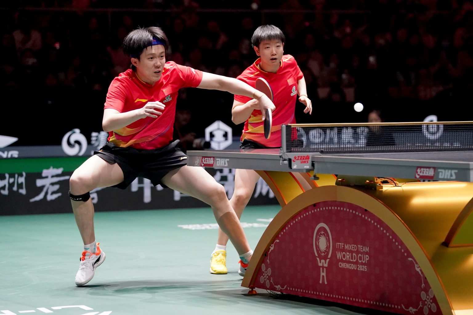 Wang Chuqin and Sun Yingsha delivered the first three points