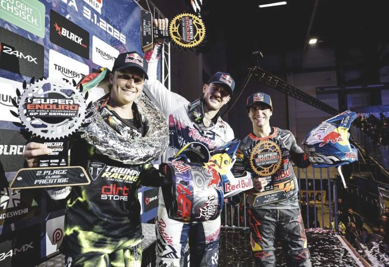 Bolt leads the Prestide podium