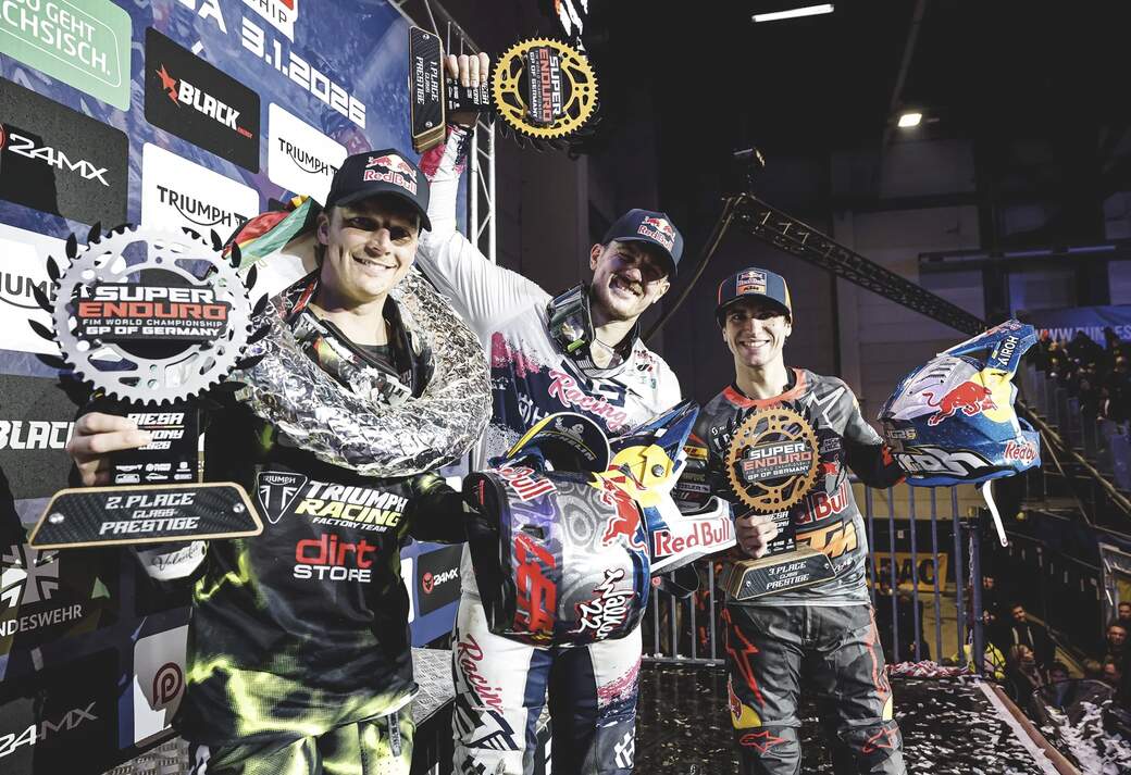 Bolt leads the Prestide podium