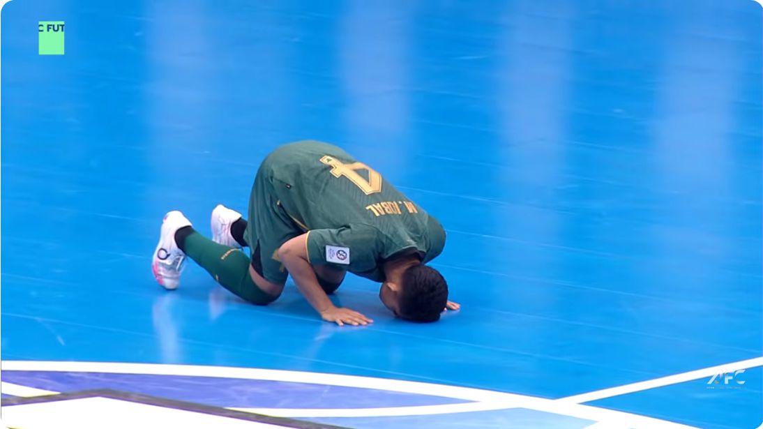 Indonesian captain after the final whistle afc futsal1