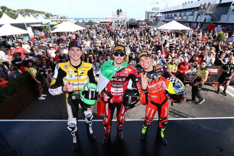Nicolo Bulega takes the opening SBK race