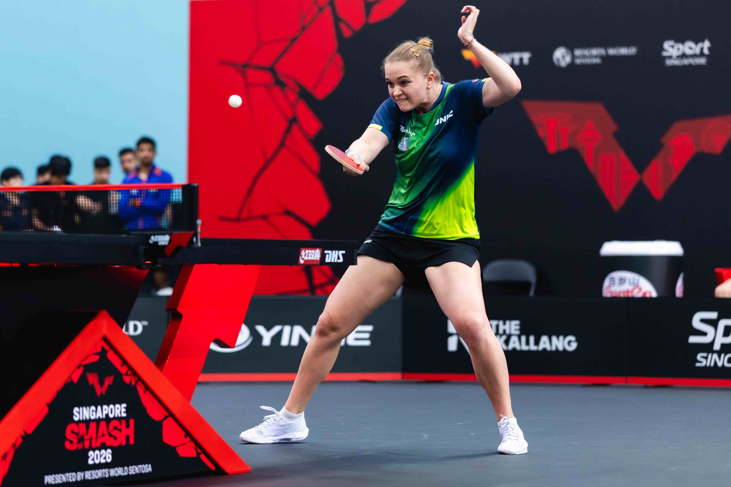 No.7 seed Margaryta Pesotska's 3-2 win over Elizabet Abraamian.#