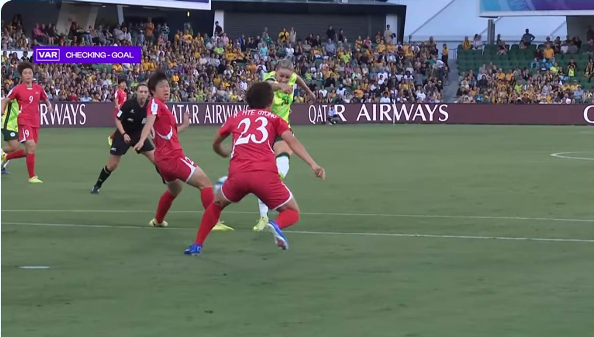 Australia vs North Korea football#