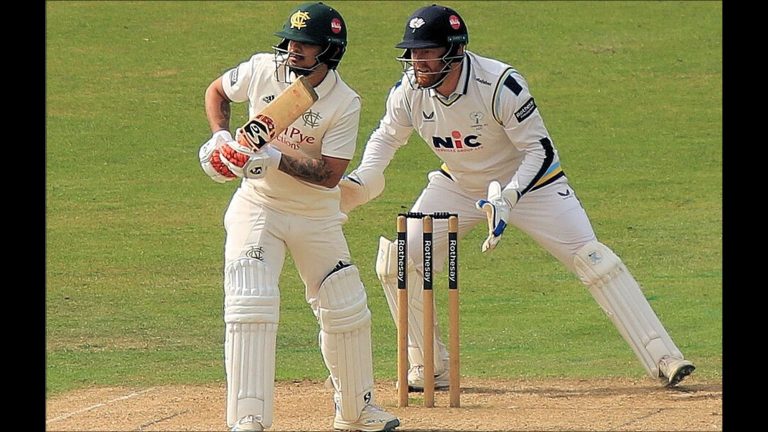 Kishan batting for Nottinghamshire in 2025#