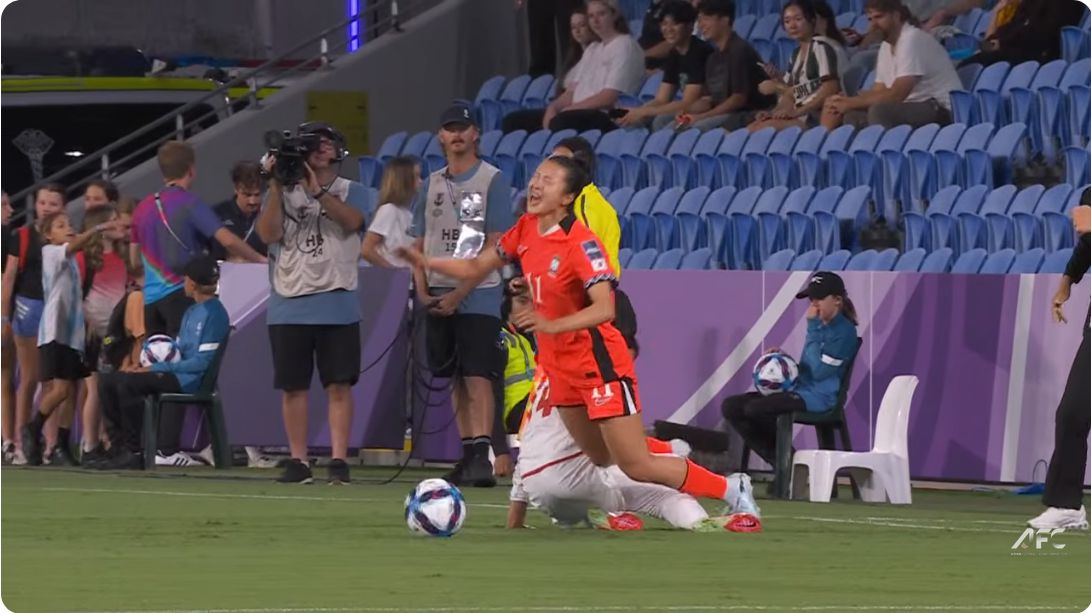 Korea vs Iran womens football#