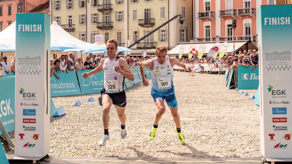 Fosser and Heikkilä fights for the win on the final meters.