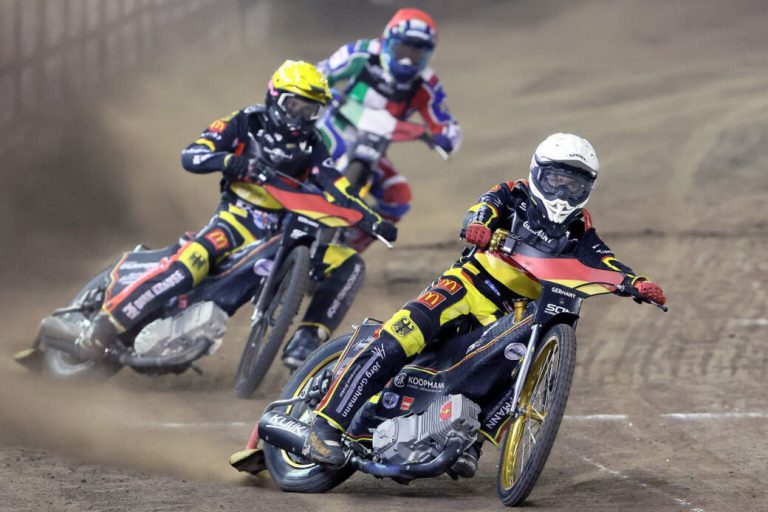 German racer Norick Blödorn leads teammate Kai Huckenbeck