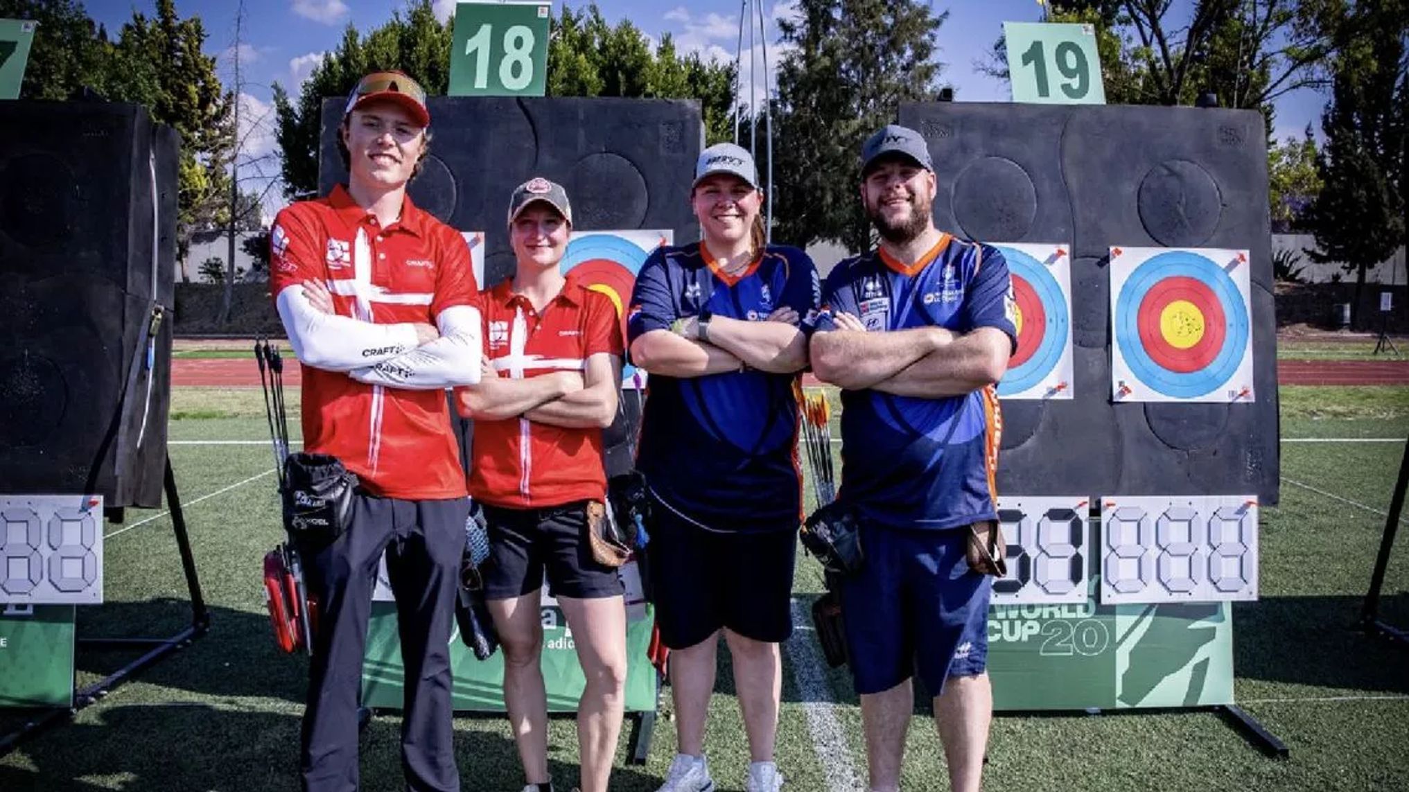 Mixed doubles archery#