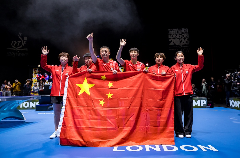 China are World Team Table Tennis Championships winners again.