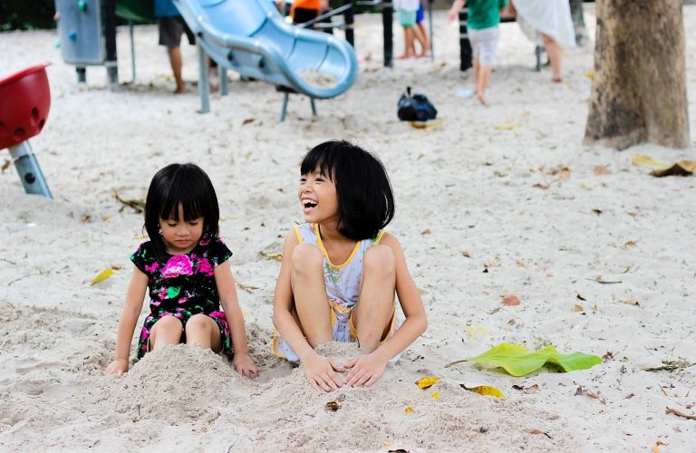 Kids playing