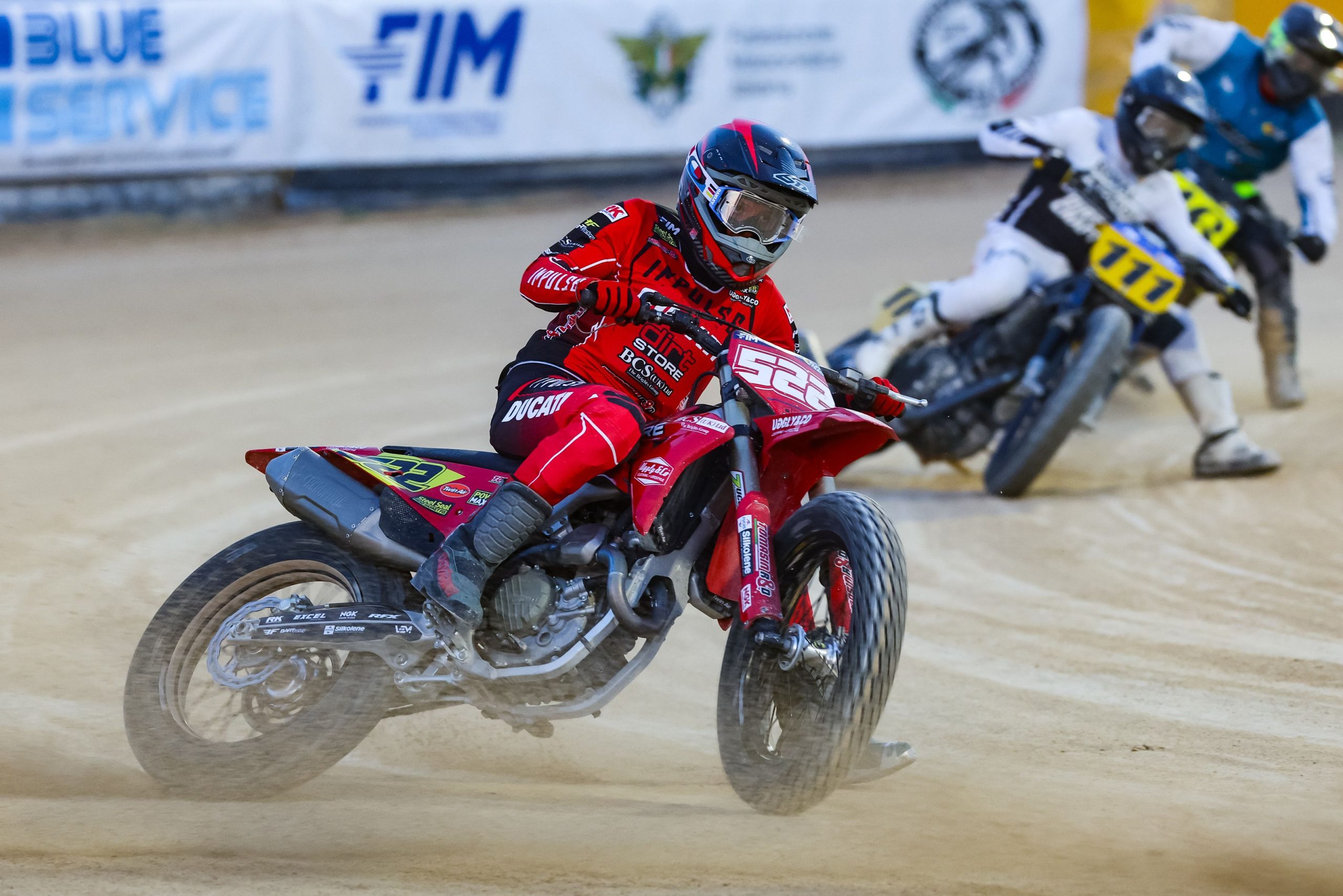 Ashton Boughen 2026 FIM Flat Track World Championship, Terenzano © Jesper Veldhuizen #