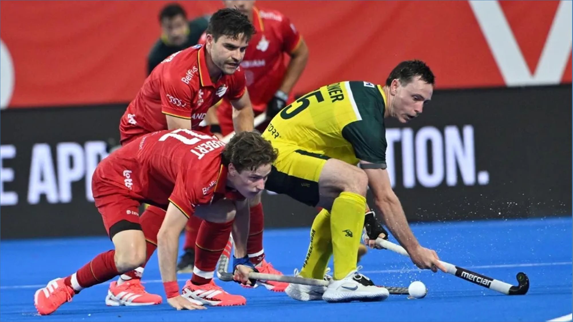 Australia beat Belgium #