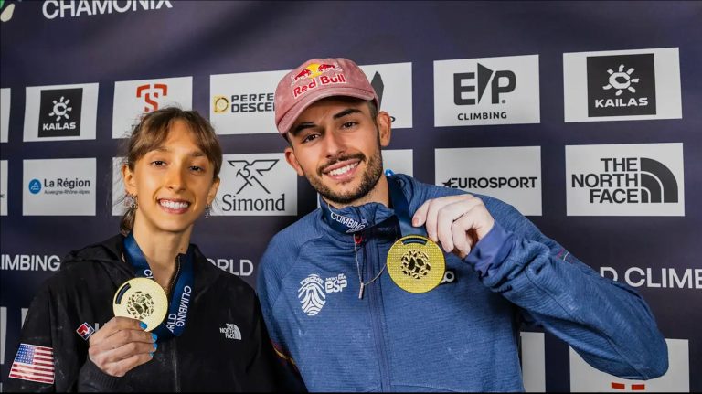 Alberto Ginés López (right) and Annie Sanders #