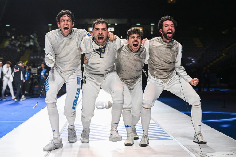 Italian foil team retain the gold