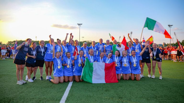 Italy win the Lacrosse Women's Championship Division II title