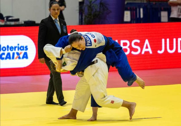 J1 Women -70 kg final, Brenda SOUZA DE FREITAS (BRA) vs Theodora PASCHALIDOU (GRE). #