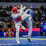 Seif Eissa beats Vladislav Larin (Photo World Taekwondo)