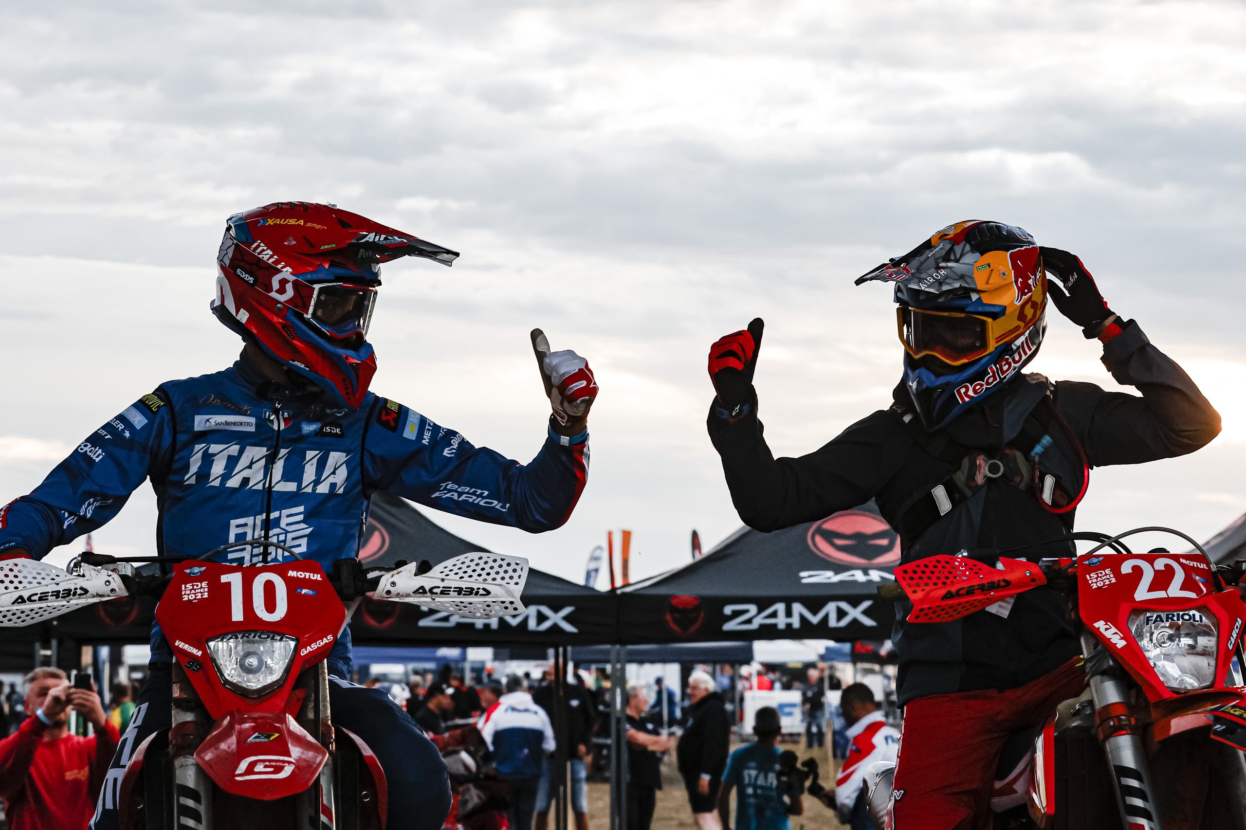 Andrea Verona and Josep Garcia at 2022 FIM 6DAYS® in France