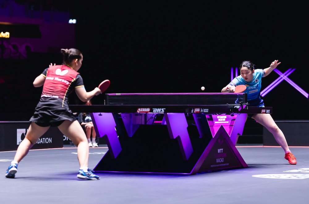 Miwa Harimoto beat Anna Hursey for the fifth time on the WTT Series.