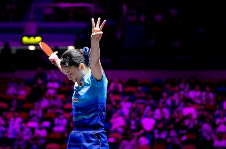 Miwa Harimoto becomes the second person to win three WTT Champions events in a row since Sun Yingsha in 2024.