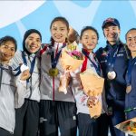 women's speed podium @