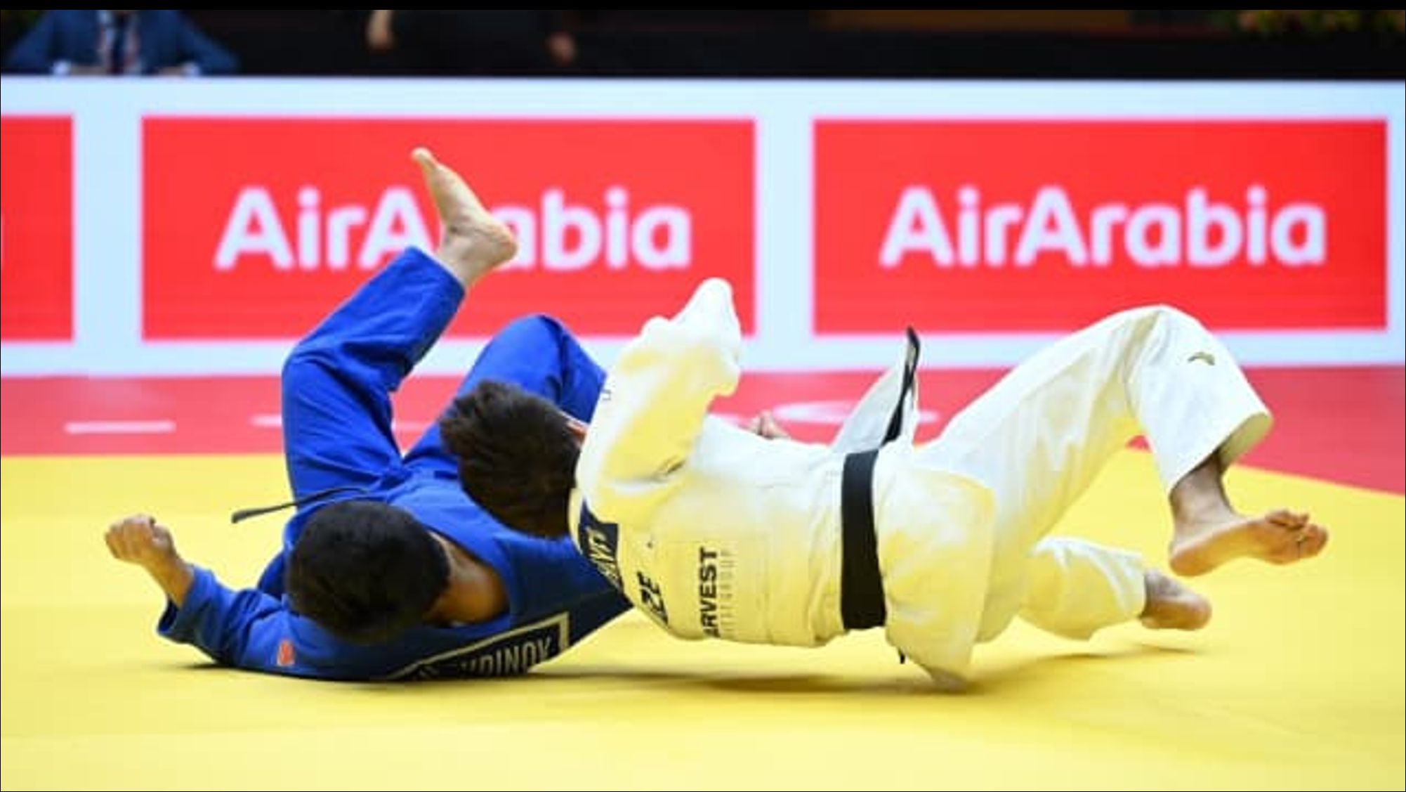Balabay Aghayev (AZE) throws for gold. @