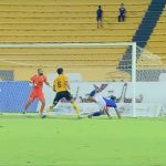 Chiki scores the solitary goal for Goa @