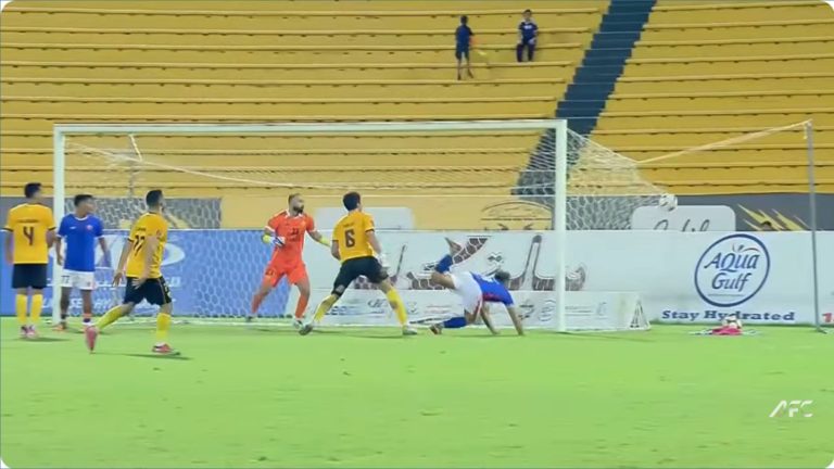 Chiki scores the solitary goal for Goa @