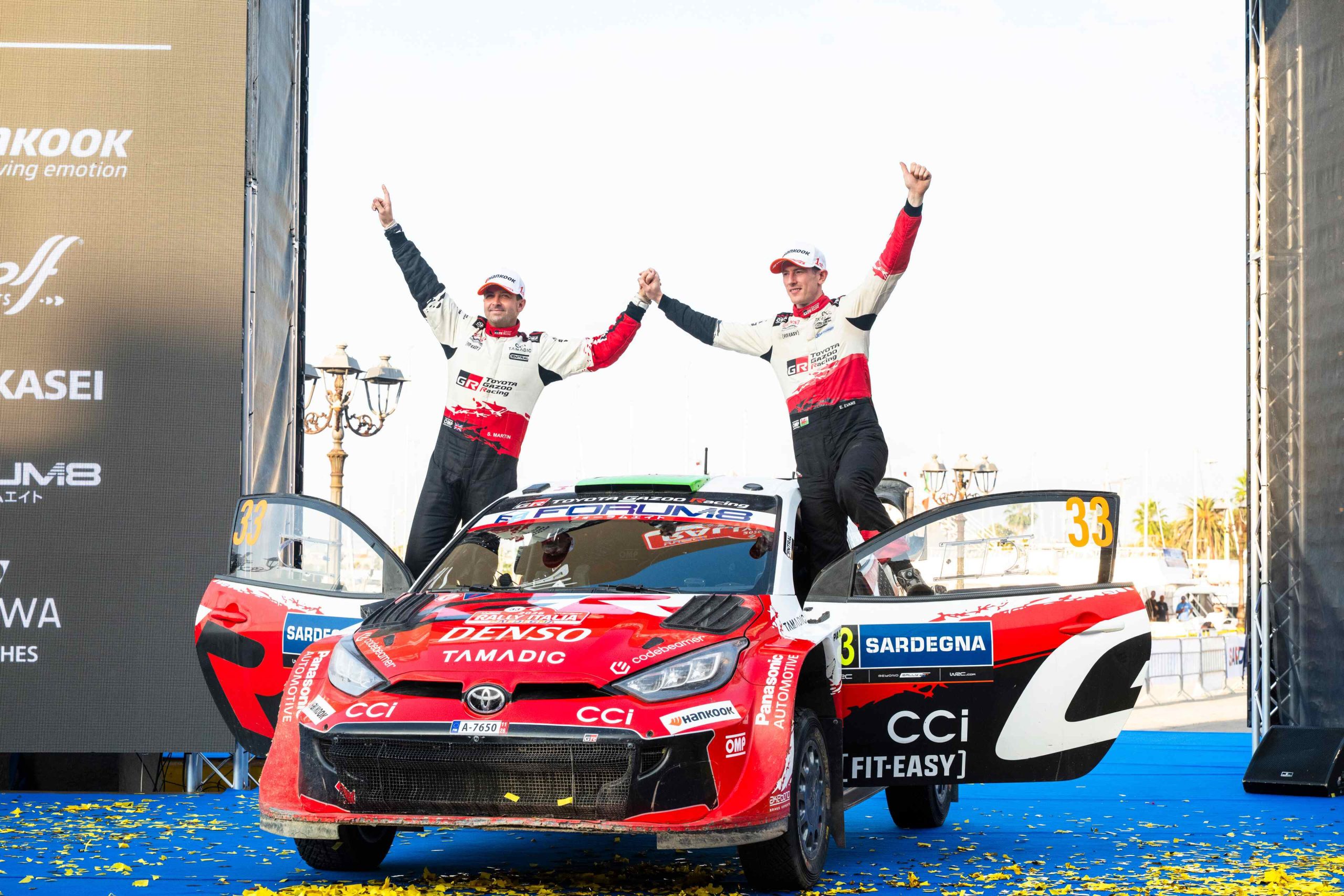 Elfyn Evans and Scott Martin @