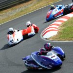 Harrison Payne (ARS Yamaha) and Kevin Rousseau (45) at 2026 FIM Sidecar World Championship in Pau-Arnos, France © Mark Walters