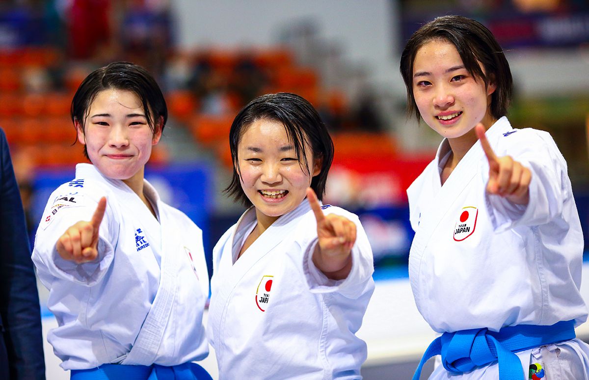 Japan women kata team @