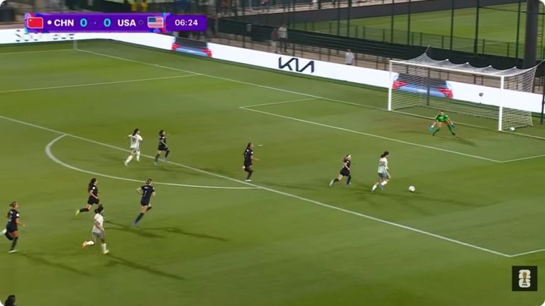 Liu Yuxi give China the opening goal @