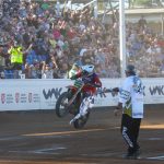 Ondřej Svědík at 2026 FIM Flat Track World Championship of Czech Republic - Pardubice © Jesper Veldhuizen @