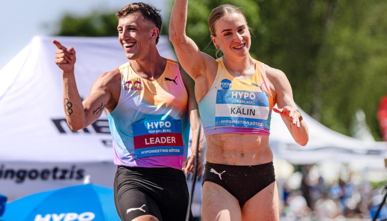 Simon Ehammer and Annik Kälin