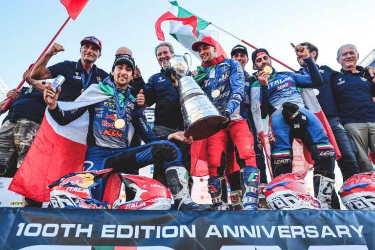 World Trophy Winner's Italy at 2026 FIM 6DAYS® Portugal © Future7Media