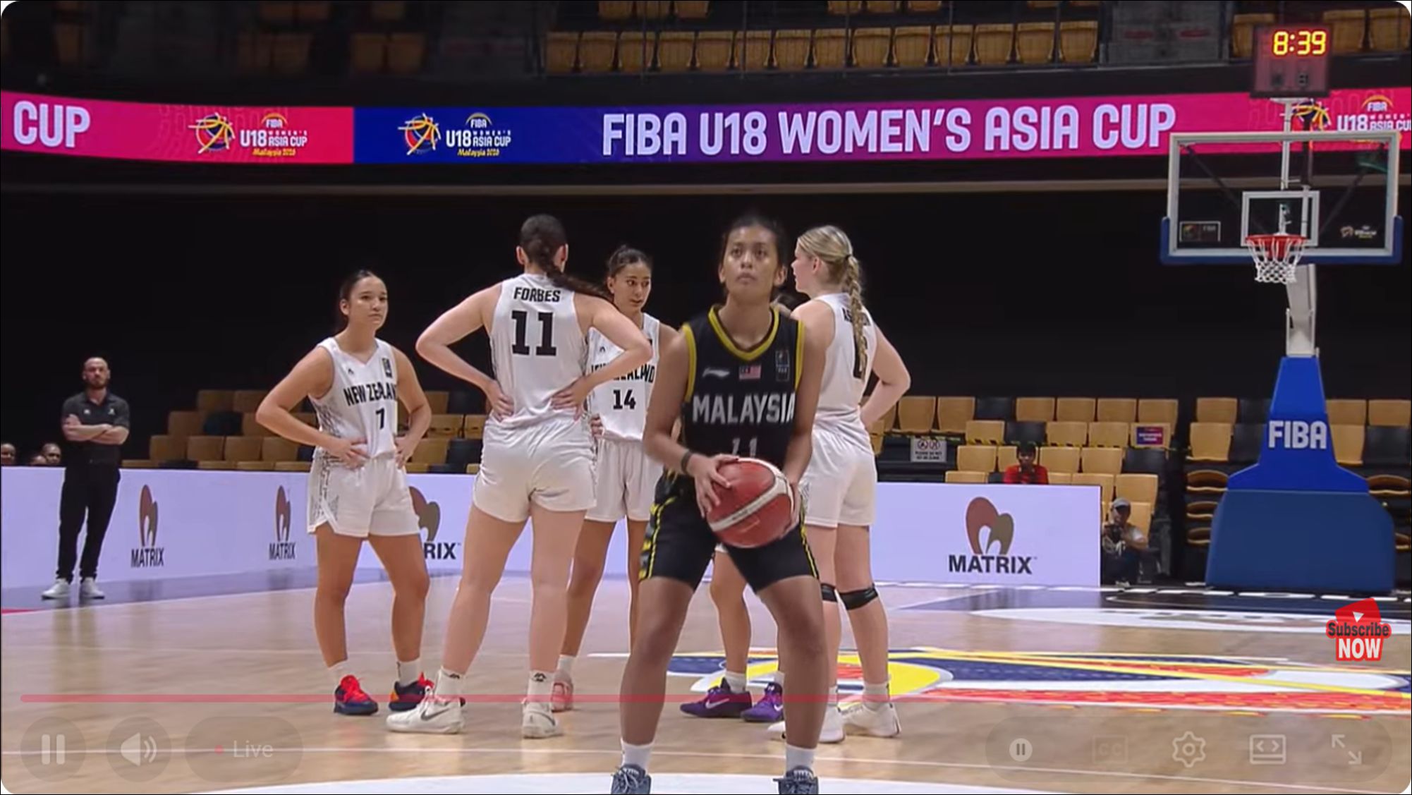 basketball malaysia vs New Zealand @