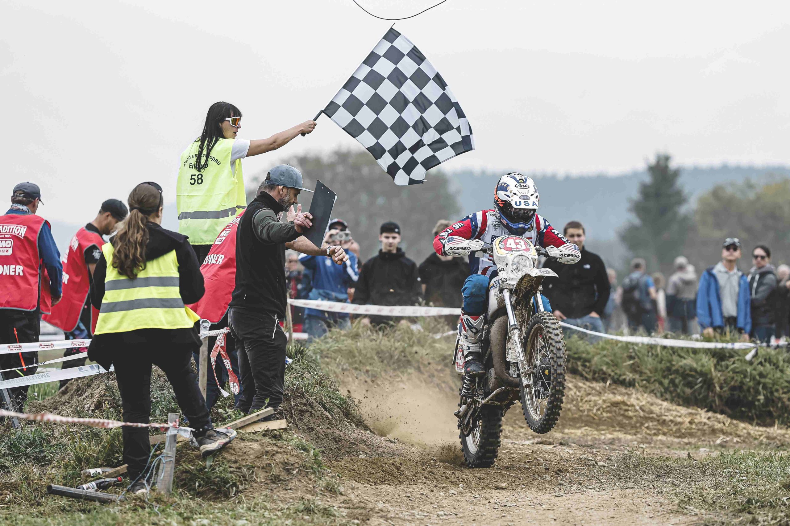 Fred Hoess at 2026 FIM Enduro Vintage Trophy in Zschopau, Germany © Future7Media